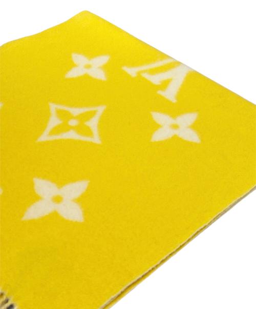 LOUIS VUITTON（ルイ ヴィトン）LOUIS VUITTON (ルイ ヴィトン) マフラー・レイキャビック イエローの古着・服飾アイテム