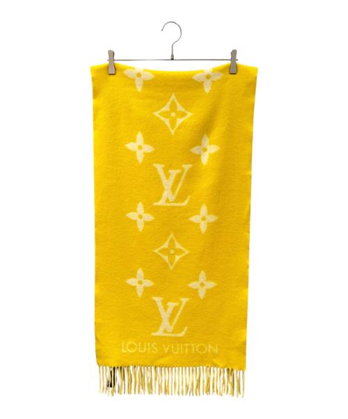 LOUIS VUITTON（ルイ ヴィトン）LOUIS VUITTON (ルイ ヴィトン) マフラー・レイキャビック イエローの古着・服飾アイテム