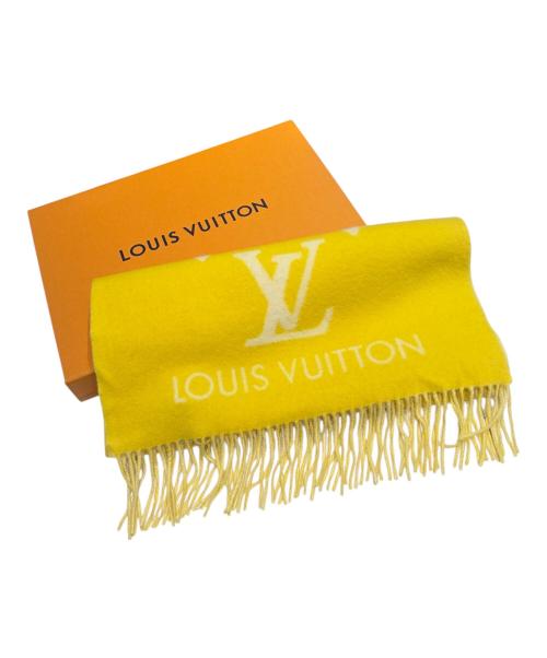 LOUIS VUITTON（ルイ ヴィトン）LOUIS VUITTON (ルイ ヴィトン) マフラー・レイキャビック イエローの古着・服飾アイテム