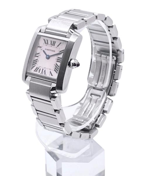 Cartier（カルティエ）Cartier (カルティエ) タンクフランセーズSM ピンクシェル文字盤 サイズ:SMの古着・服飾アイテム