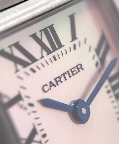 Cartier（カルティエ）Cartier (カルティエ) タンクフランセーズSM ピンクシェル文字盤 サイズ:SMの古着・服飾アイテム