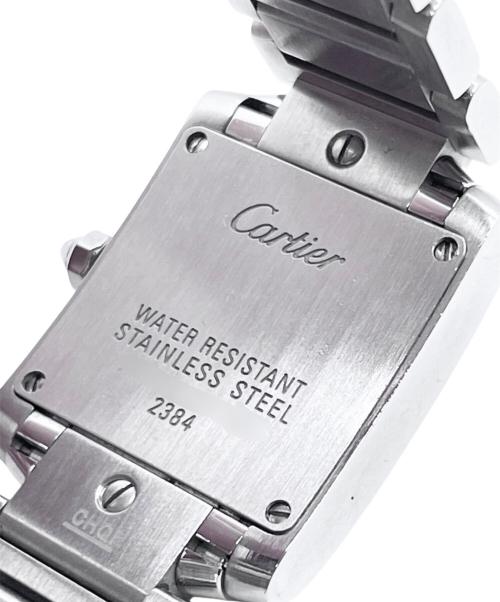 Cartier（カルティエ）Cartier (カルティエ) タンクフランセーズSM ピンクシェル文字盤 サイズ:SMの古着・服飾アイテム
