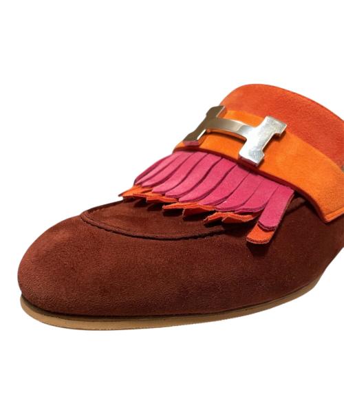 HERMES（エルメス）HERMES (エルメス) リヴォリ ミュール マルチカラー サイズ:35の古着・服飾アイテム