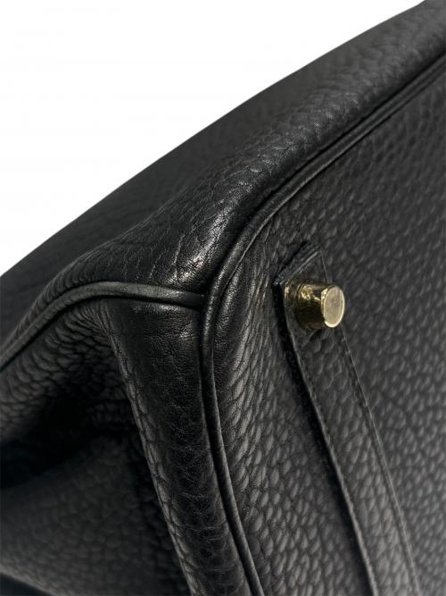 HERMES（エルメス）HERMES (エルメス) バーキン35/ゴールド金具/トリヨンクレマンス/ブラック/▢M:2009年 ブラック×ゴールド金具 サイズ:35の古着・服飾アイテム