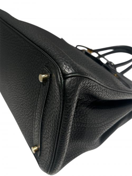 HERMES（エルメス）HERMES (エルメス) バーキン35/ゴールド金具/トリヨンクレマンス/ブラック/▢M:2009年 ブラック×ゴールド金具 サイズ:35の古着・服飾アイテム