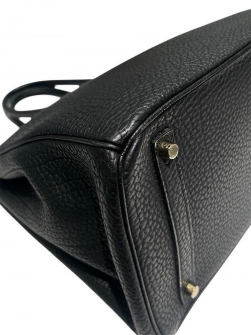 HERMES（エルメス）HERMES (エルメス) バーキン35/ゴールド金具/トリヨンクレマンス/ブラック/▢M:2009年 ブラック×ゴールド金具 サイズ:35の古着・服飾アイテム