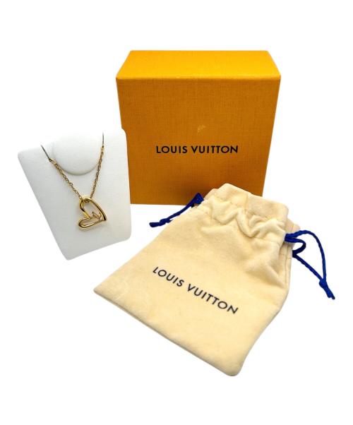 LOUIS VUITTON（ルイ ヴィトン）LOUIS VUITTON (ルイ ヴィトン) コリエ・ハート フォーリンラブネックレス ゴールド サイズ:45cmの古着・服飾アイテム