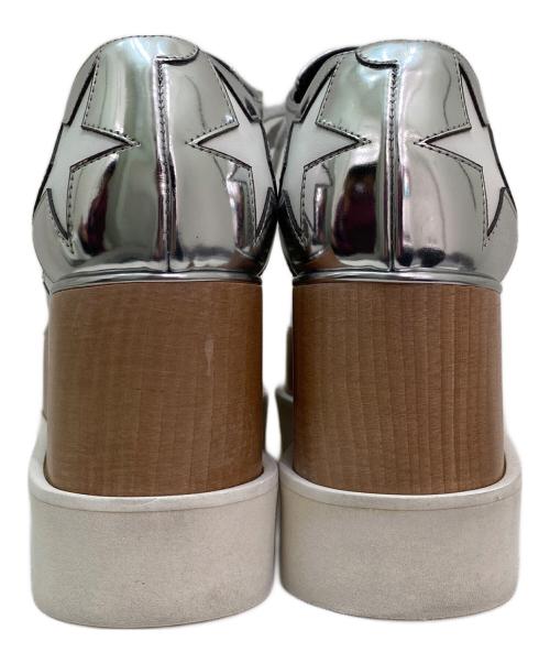 STELLA McCARTNEY（ステラマッカートニー）STELLA McCARTNEY (ステラマッカートニー) プラットフォームシューズ シルバー×ホワイト サイズ:35の古着・服飾アイテム