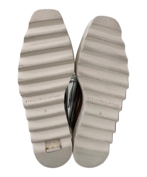 STELLA McCARTNEY（ステラマッカートニー）STELLA McCARTNEY (ステラマッカートニー) プラットフォームシューズ シルバー×ホワイト サイズ:35の古着・服飾アイテム