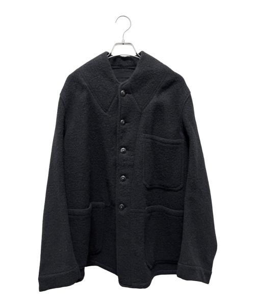 Maison Margiela（メゾンマルジェラ）Maison Margiela (メゾンマルジェラ) ソフトウールジャケット ブラック サイズ:46の古着・服飾アイテム