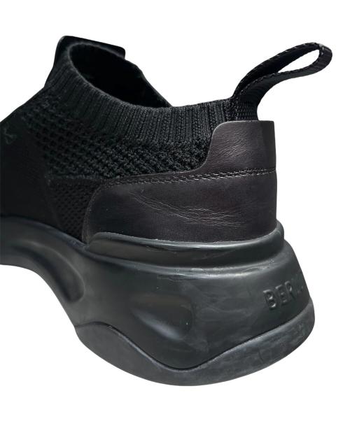 Berluti（ベルルッティ）Berluti (ベルルッティ) シャドウ ニット＆レザースニーカー ブラック サイズ:8の古着・服飾アイテム