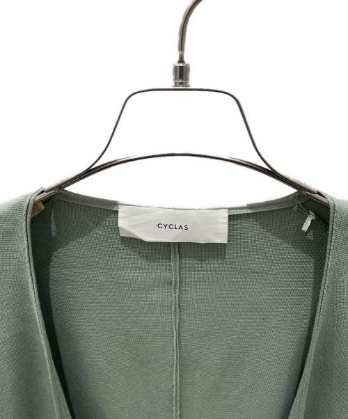CYCLAS（シクラス）CYCLAS (シクラス) ノースリーブカーディガン グリーン サイズ:Freeの古着・服飾アイテム