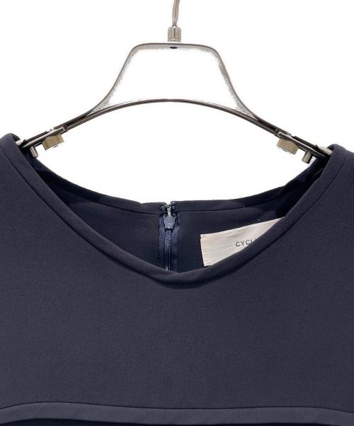 CYCLAS（シクラス）CYCLAS (シクラス) 長袖ロングワンピース ネイビー サイズ:36の古着・服飾アイテム