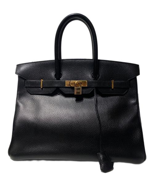 HERMES（エルメス）HERMES (エルメス) バーキン35 ブラック×ゴールド サイズ:35の古着・服飾アイテム