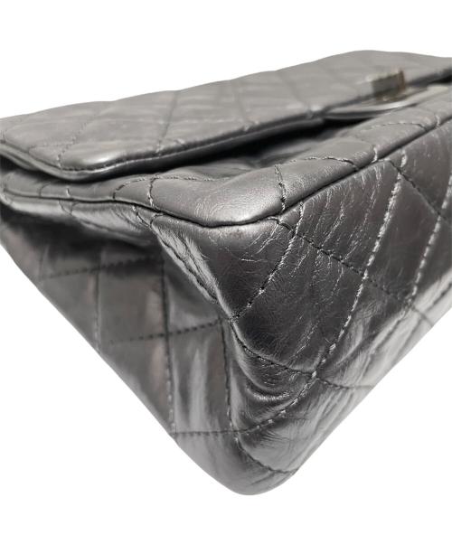 CHANEL（シャネル）CHANEL (シャネル) 2.55 マトラッセダブルフラップショルダーバッグ シルバー サイズ:-の古着・服飾アイテム