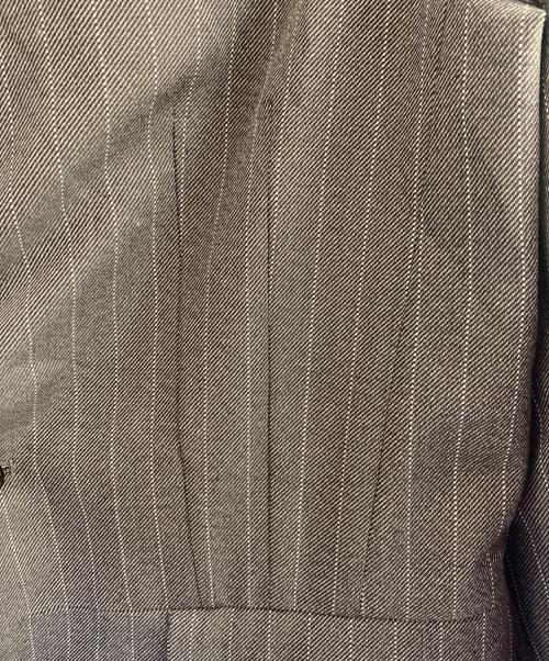 COMME des GARCONS COMME des GARCONS（コムデギャルソン コムデギャルソン）COMME des GARCONS COMME des GARCONS (コムデギャルソン コムデギャルソン) ピンストライプジャケット グレー サイズ:Mの古着・服飾アイテム