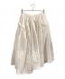 COMME des GARCONS (コムデギャルソン) 25SS 再構築ギャザーボリュームスカート ホワイト サイズ:M：35000円