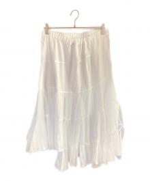 COMME des GARCONS COMME des GARCONS（コムデギャルソン コムデギャルソン）の古着「アシンメトリースカート」｜ホワイト