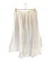 COMME des GARCONS COMME des GARCONS（コムデギャルソン コムデギャルソン）の古着「アシンメトリースカート」｜ホワイト