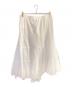 COMME des GARCONS COMME des GARCONS (コムデギャルソン コムデギャルソン) アシンメトリースカート ホワイト サイズ:M：28000円