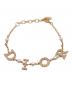 Christian Dior（クリスチャン ディオール）の古着「Dio Evolution Bracelet / ディオエボリューションブレスレット」｜ゴールド
