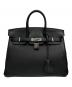 HERMES（エルメス）の古着「バーキン25/シルバー金具/トゴ/ブラック/Z刻印」｜ブラック×シルバー金具