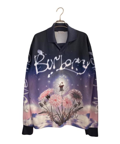 BURBERRY（バーバリー）BURBERRY (バーバリー) 24SS ダンデライオンマルチプリント長袖カットソー パープル サイズ:XSの古着・服飾アイテム