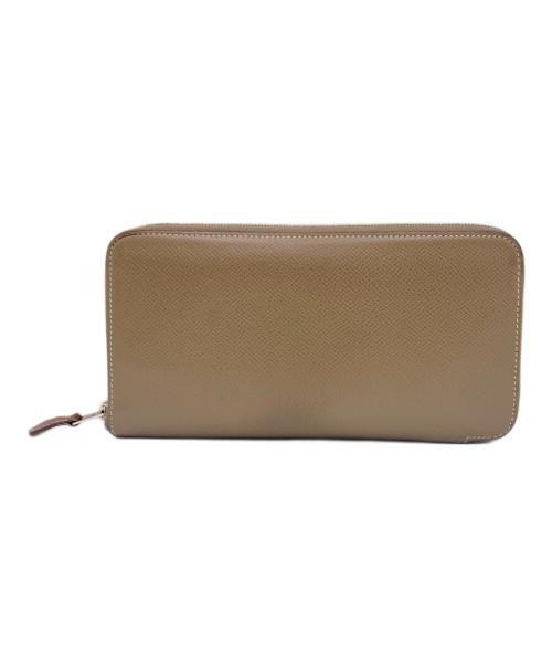 HERMES（エルメス）HERMES (エルメス) アザップロングシルクイン/長財布 エトゥープの古着・服飾アイテム