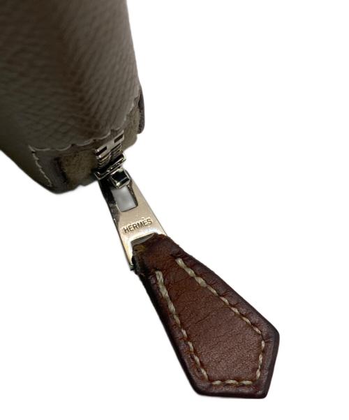 HERMES（エルメス）HERMES (エルメス) アザップロングシルクイン/長財布 エトゥープの古着・服飾アイテム