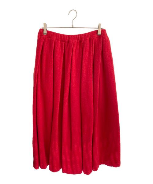 COMME des GARCONS COMME des GARCONS（コムデギャルソン コムデギャルソン）COMME des GARCONS COMME des GARCONS (コムデギャルソン コムデギャルソン) ウールスカート レッド サイズ:Sの古着・服飾アイテム