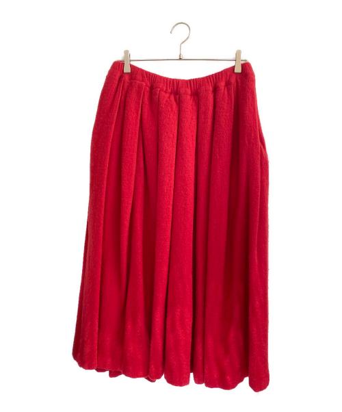 COMME des GARCONS COMME des GARCONS（コムデギャルソン コムデギャルソン）COMME des GARCONS COMME des GARCONS (コムデギャルソン コムデギャルソン) ウールスカート レッド サイズ:Sの古着・服飾アイテム