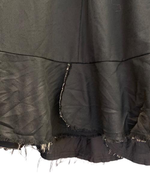 COMME des GARCONS COMME des GARCONS（コムデギャルソン コムデギャルソン）COMME des GARCONS COMME des GARCONS (コムデギャルソン コムデギャルソン) カットオフロングスカート ブラック サイズ:Lの古着・服飾アイテム