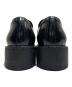 中古・古着 PRADA (プラダ) チョコレートブラッシュドレザー ローファー ブラック サイズ:37：55000円