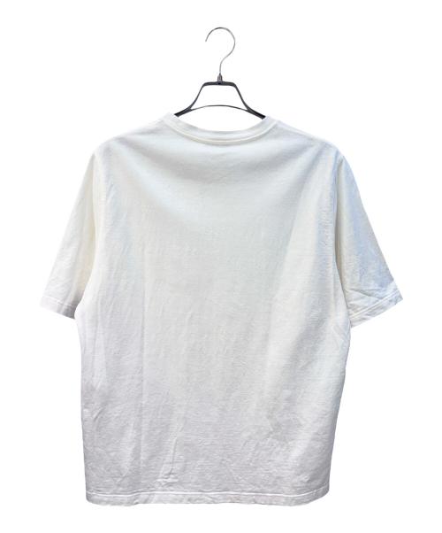 HERMES（エルメス）HERMES (エルメス) フラワー刺繍Tシャツ ホワイト サイズ:Mの古着・服飾アイテム