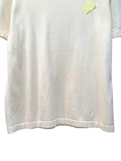 LOUIS VUITTON（ルイ ヴィトン）LOUIS VUITTON (ルイ ヴィトン) シグネチャーショートスリーブニット アイボリー サイズ:Lの古着・服飾アイテム