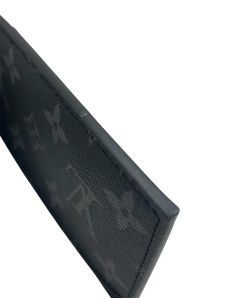 LOUIS VUITTON（ルイ ヴィトン）LOUIS VUITTON (ルイ ヴィトン) コインカード・ホルダー ブラック×グレーの古着・服飾アイテム