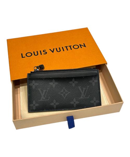 LOUIS VUITTON（ルイ ヴィトン）LOUIS VUITTON (ルイ ヴィトン) コインカード・ホルダー ブラック×グレーの古着・服飾アイテム