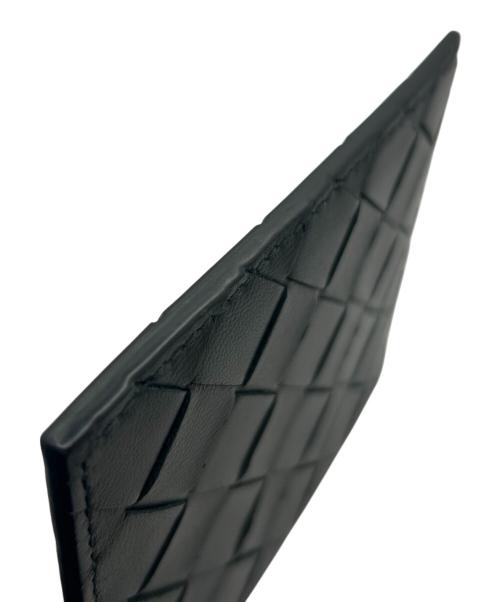 BOTTEGA VENETA（ボッテガベネタ）BOTTEGA VENETA (ボッテガベネタ) コイン・カードケース ブラック×ゴールドの古着・服飾アイテム