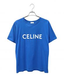 CELINE（セリーヌ）の古着「ロゴカットソー」｜ブルー