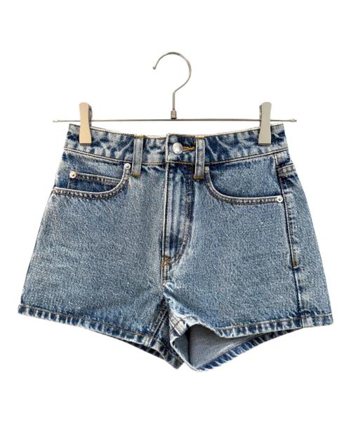 ALEXANDER WANG（アレキサンダー・ワン）ALEXANDER WANG (アレキサンダー・ワン) 装飾デニムショートパンツ サイズ:23の古着・服飾アイテム