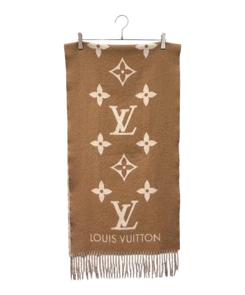 LOUIS VUITTON（ルイ ヴィトン）LOUIS VUITTON (ルイ ヴィトン) マフラー・レイキャビック ベージュの古着・服飾アイテム