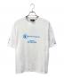 BALENCIAGA（バレンシアガ）の古着「WFPロゴプリントTシャツ」｜ホワイト×ブルー