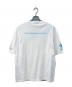 BALENCIAGA (バレンシアガ) WFPロゴプリントTシャツ ホワイト×ブルー サイズ:XL：35000円