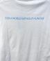 中古・古着 BALENCIAGA (バレンシアガ) WFPロゴプリントTシャツ ホワイト×ブルー サイズ:XL：35000円