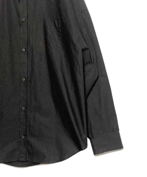 BALENCIAGA（バレンシアガ）BALENCIAGA (バレンシアガ) バックロゴコクーンシャツ ブラック サイズ:36の古着・服飾アイテム