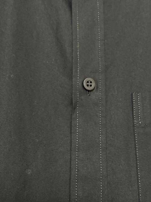 BALENCIAGA（バレンシアガ）BALENCIAGA (バレンシアガ) バックロゴコクーンシャツ ブラック サイズ:36の古着・服飾アイテム