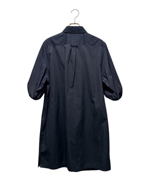 PRADA（プラダ）PRADA (プラダ) ロゴシャツワンピース ブラック サイズ:38の古着・服飾アイテム