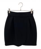 MIU MIUミュウミュウ）の古着「ウールスカート」｜ブラック