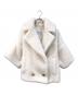 MaxMara（マックスマーラ）の古着「テディベアショートコート」｜アイボリー
