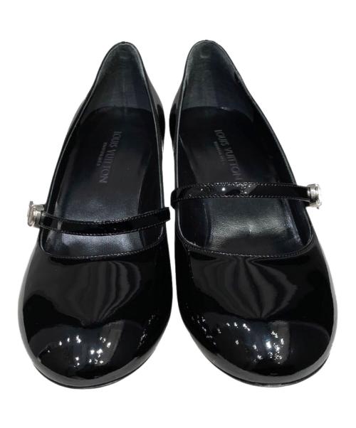 LOUIS VUITTON（ルイ ヴィトン）LOUIS VUITTON (ルイ ヴィトン) パテントレザーパンプス ブラック サイズ:36の古着・服飾アイテム